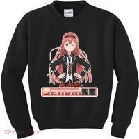 Japanese Animie Girl Senpai Kids Sweatshirt thumb 0