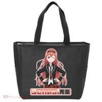 Japanese Animie Girl Senpai Tote Bag thumb 0