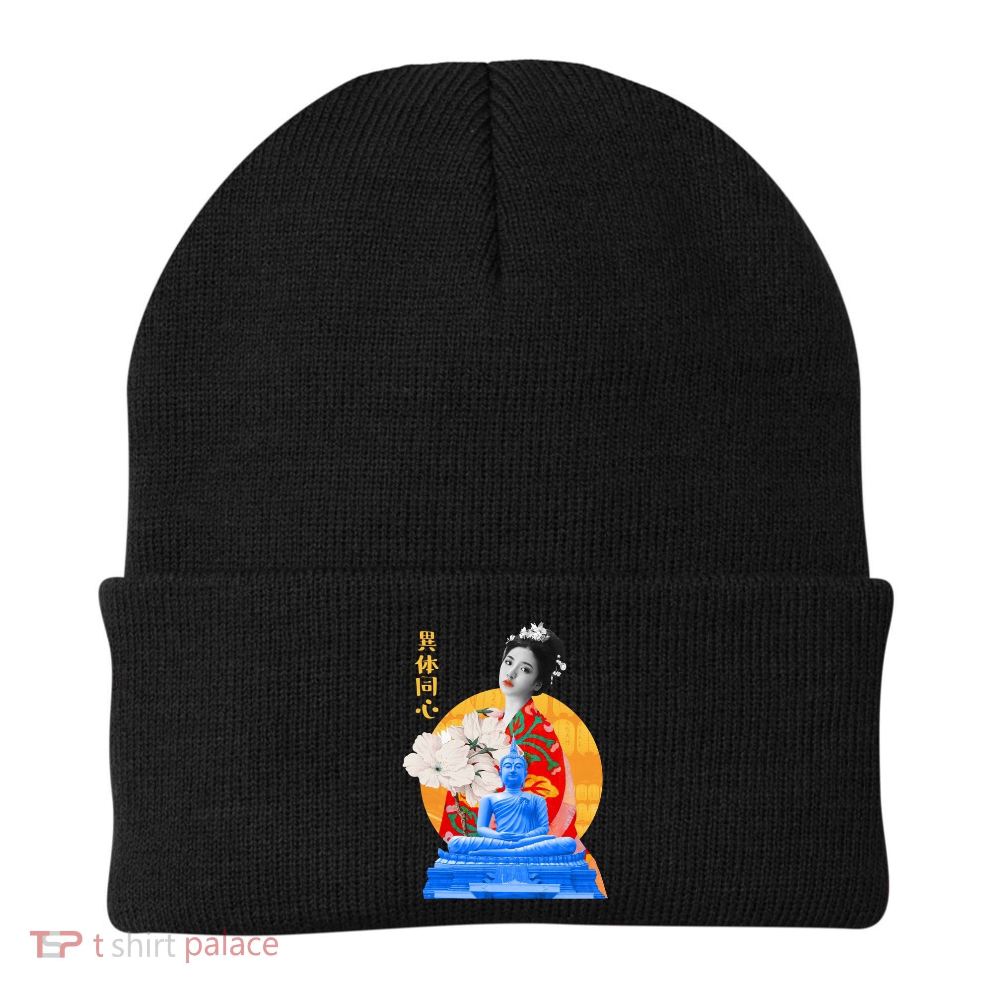 Japanese Buddha Female Beanie