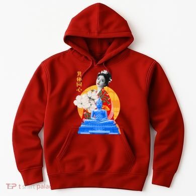 Japanese Buddha Female Hoodie