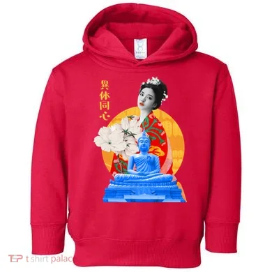 Japanese Buddha Female Toddler Hoodie