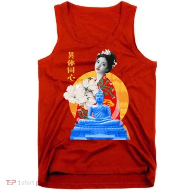 Japanese Buddha Female Tank Top