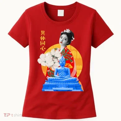 Japanese Buddha Female Women's T-Shirt