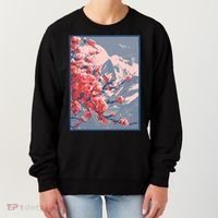Japanese Cherry Blossom Mountain Women's Sweatshirt thumb 0