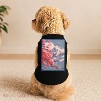 Japanese Cherry Blossom Mountain Doggie Tank thumb 2