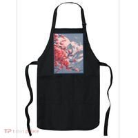 Japanese Cherry Blossom Mountain Apron thumb 0