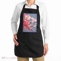 Japanese Cherry Blossom Mountain Apron thumb 2