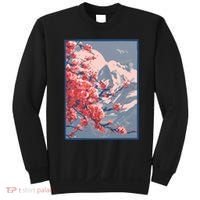 Japanese Cherry Blossom Mountain Sweatshirt thumb 0