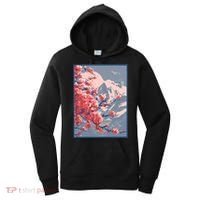 Japanese Cherry Blossom Mountain Women's Hoodie thumb 0