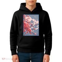 Japanese Cherry Blossom Mountain Kids Hoodie thumb 4