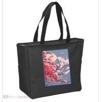 Japanese Cherry Blossom Mountain Tote Bag thumb 2