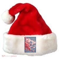 Japanese Cherry Blossom Mountain Santa Hat thumb 0