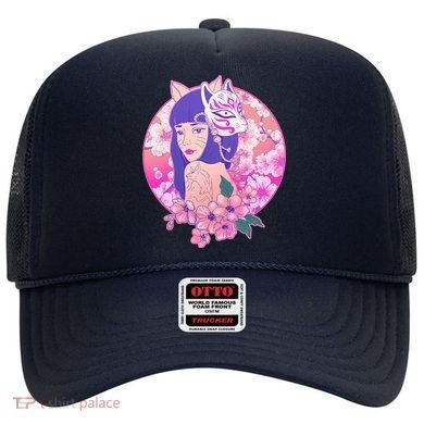 Japanese Cherry Blossoms Kitsune Fox Girl Hat