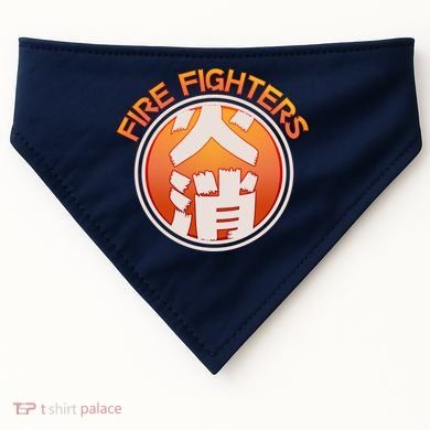 Japanese Fire Fighters - Fire Out USA-Made Doggie Bandana