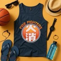 Japanese Fire Fighters - Fire Out Tank Top thumb 4