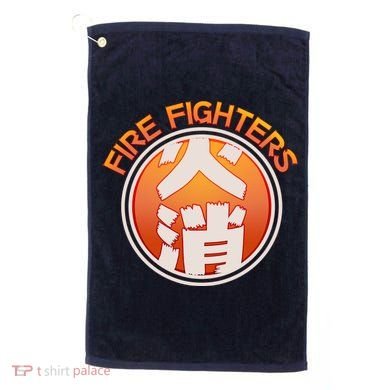 Japanese Fire Fighters - Fire Out Golf Towel