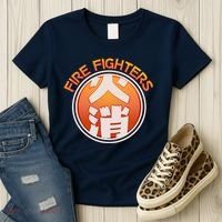 Japanese Fire Fighters - Fire Out Women's T-Shirt thumb 3