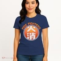 Japanese Fire Fighters - Fire Out Women's T-Shirt thumb 4