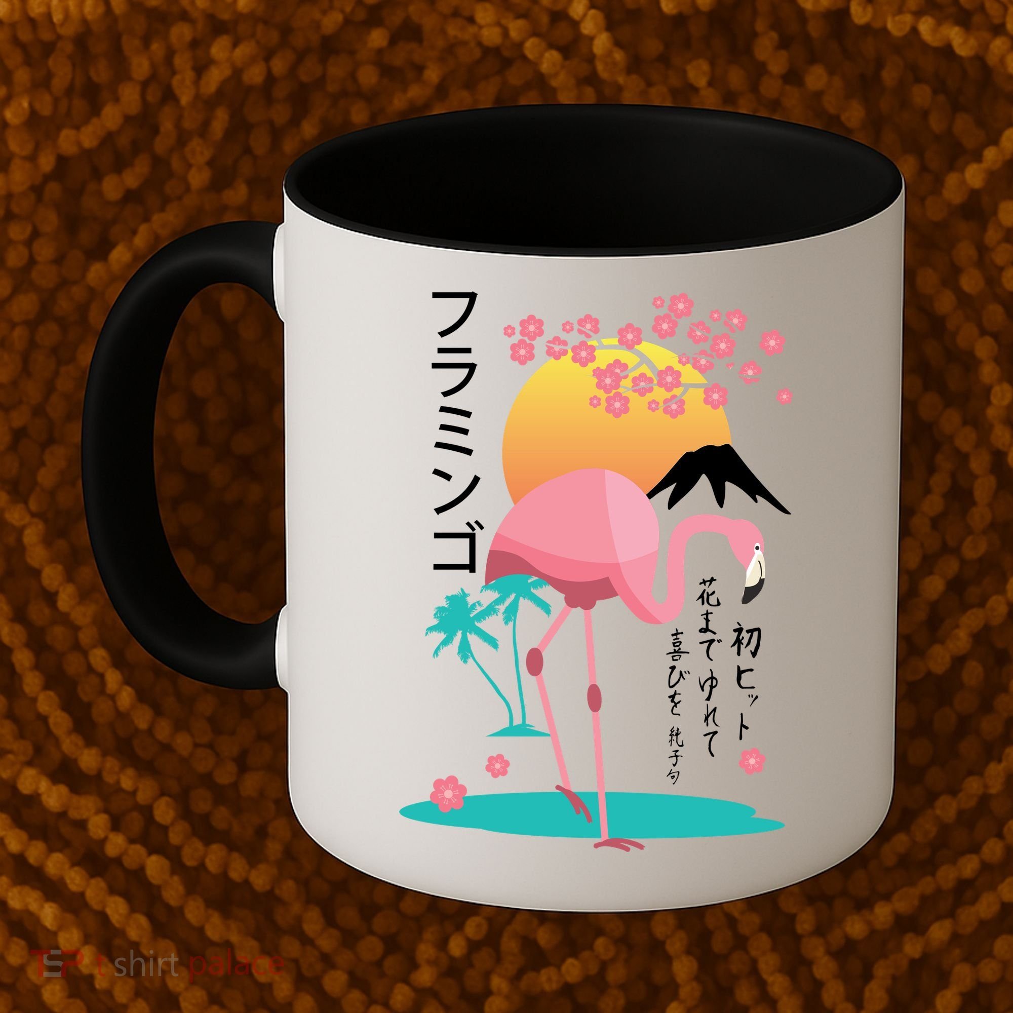 Japanese Flamingo Coffee Mug