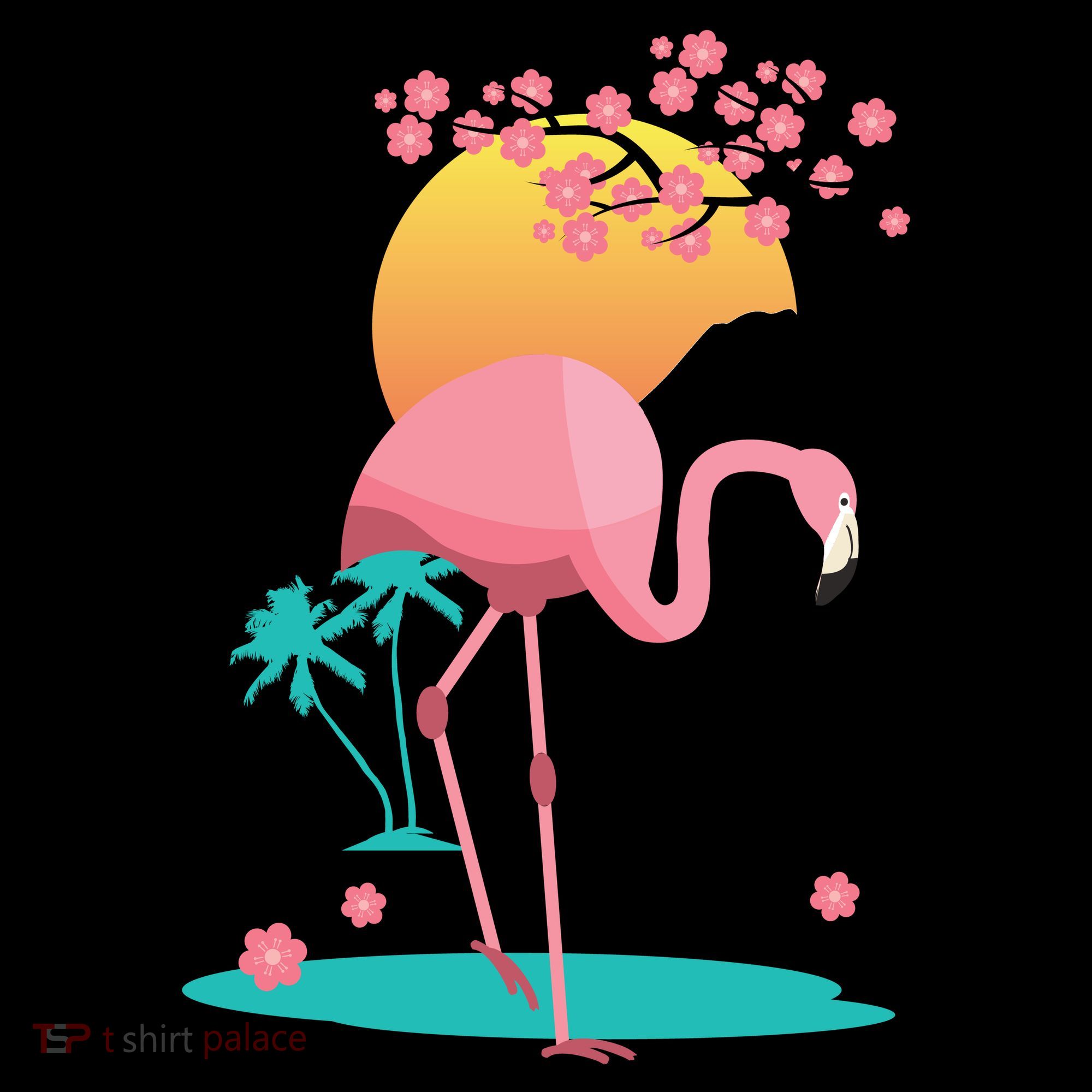 Japanese Flamingo Coffee Mug