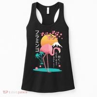 Japanese Flamingo Women's Tank Top thumb 0
