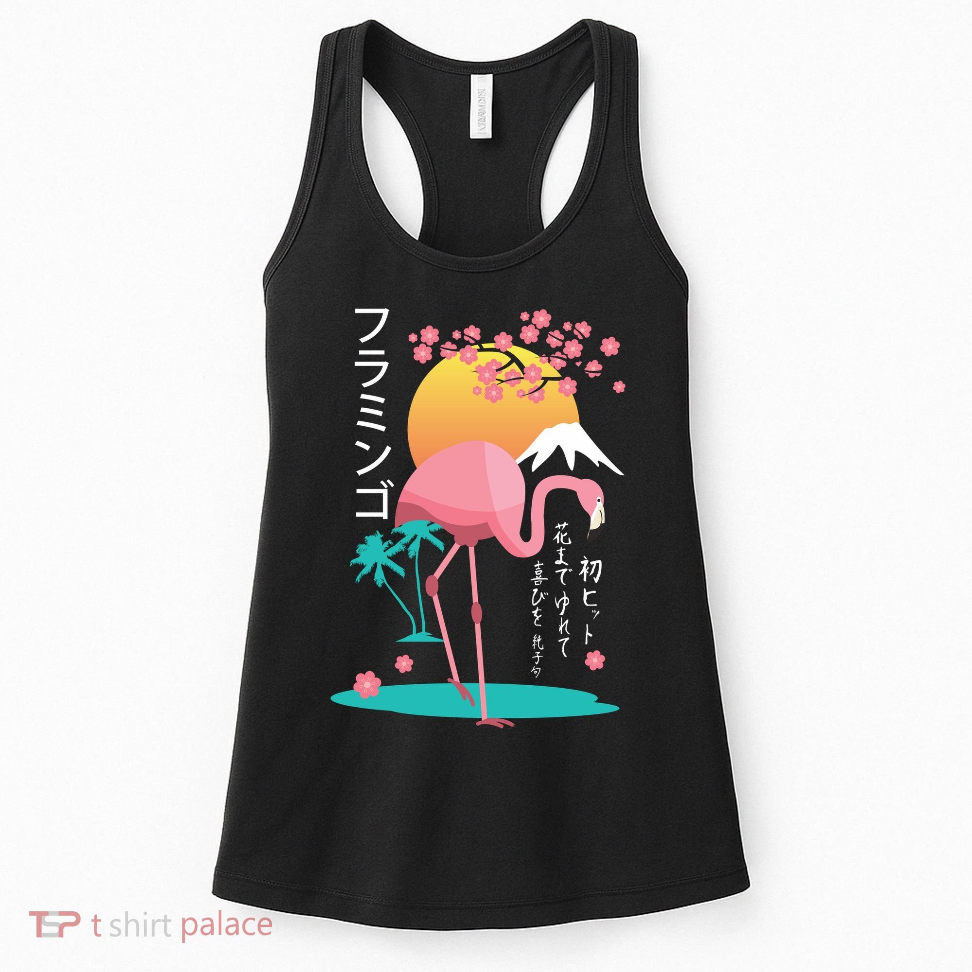 Japanese Flamingo Women's Tank Top
