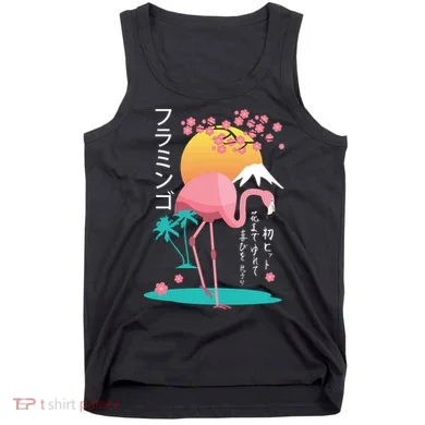 Japanese Flamingo Tank Top