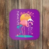 Japanese Flamingo Coaster thumb 0