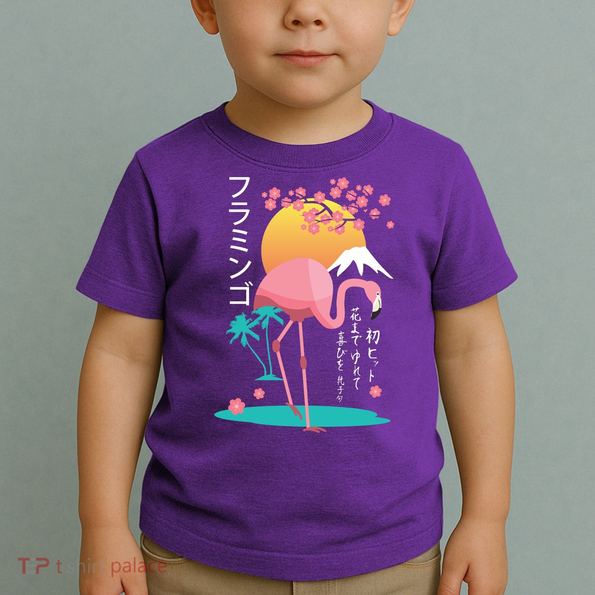 Japanese Flamingo Toddler T-Shirt