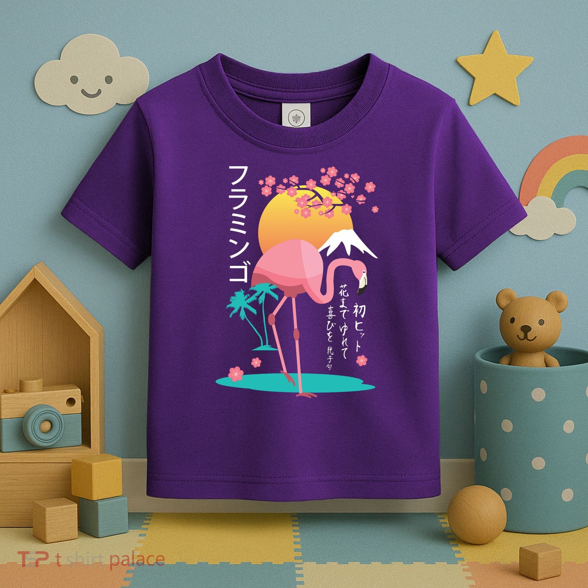 Japanese Flamingo Toddler T-Shirt
