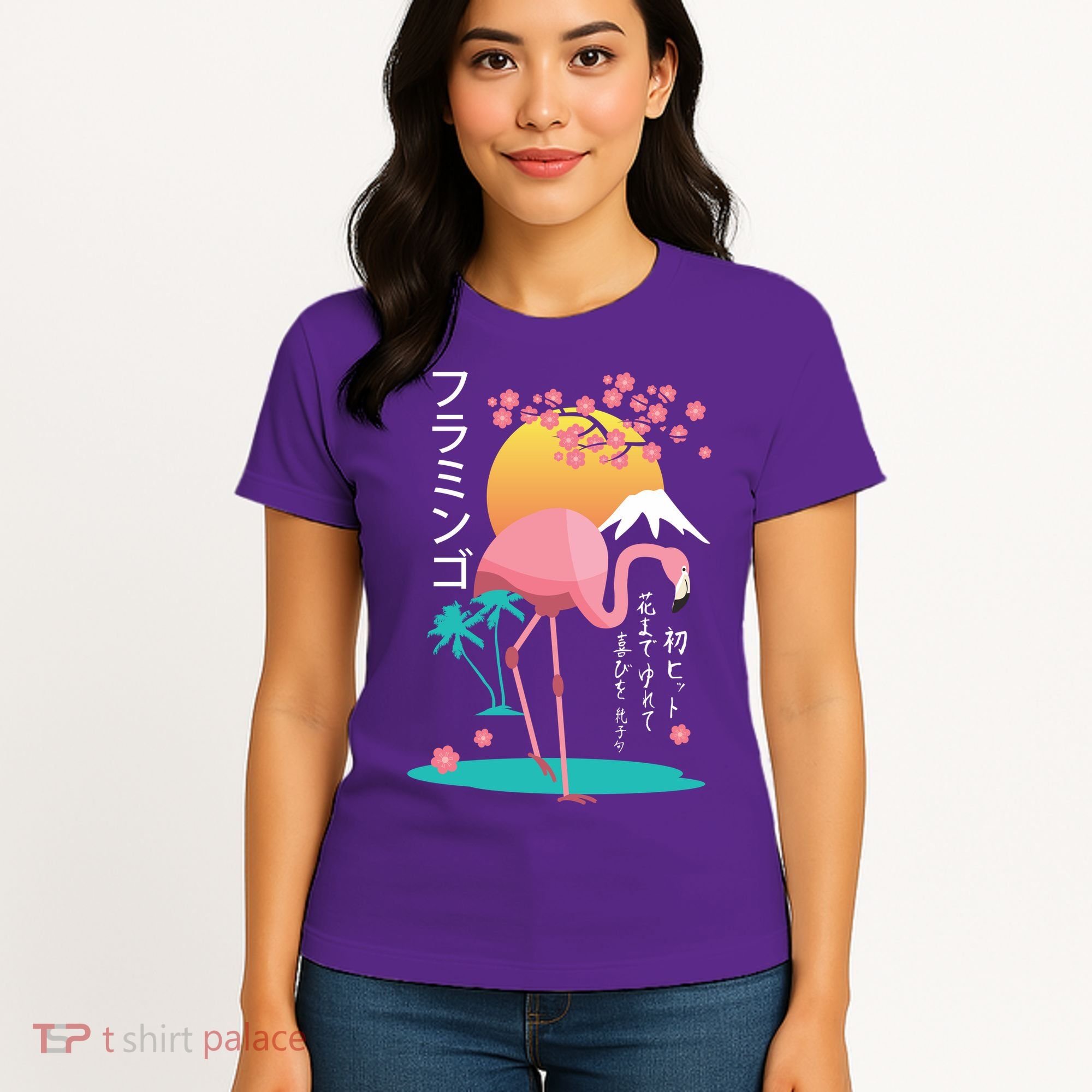 Japanese Flamingo Women's T-Shirt