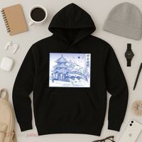 Japanese Garden Art Hoodie thumb 3