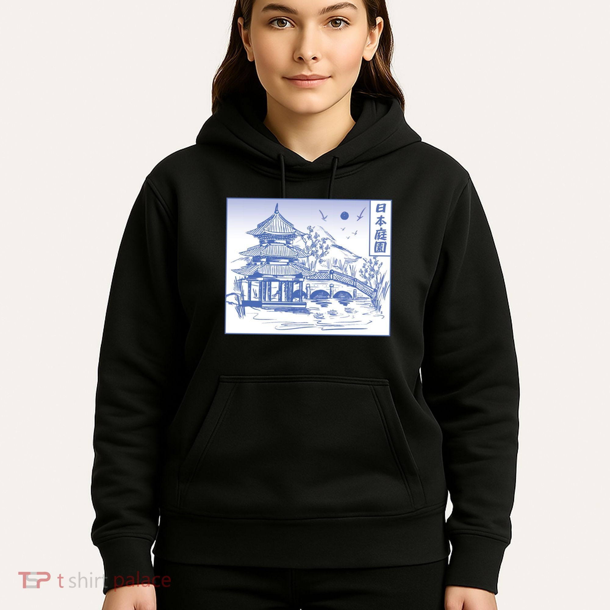 Japanese Garden Art Hoodie