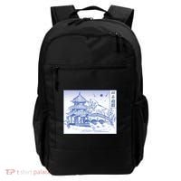 Japanese Garden Art Backpack thumb 0