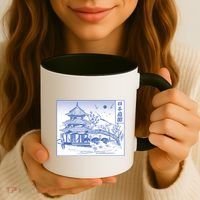 Japanese Garden Art Coffee Mug thumb 3