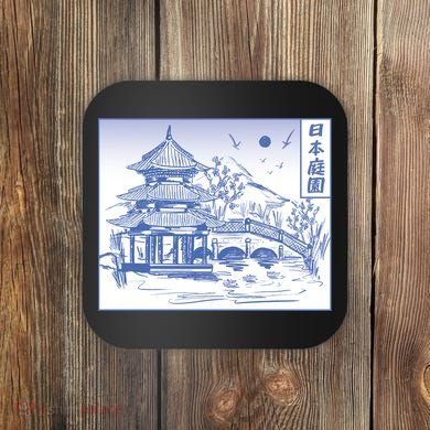 Japanese Garden Art Coaster