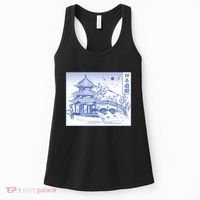 Japanese Garden Art Women's Tank Top thumb 0