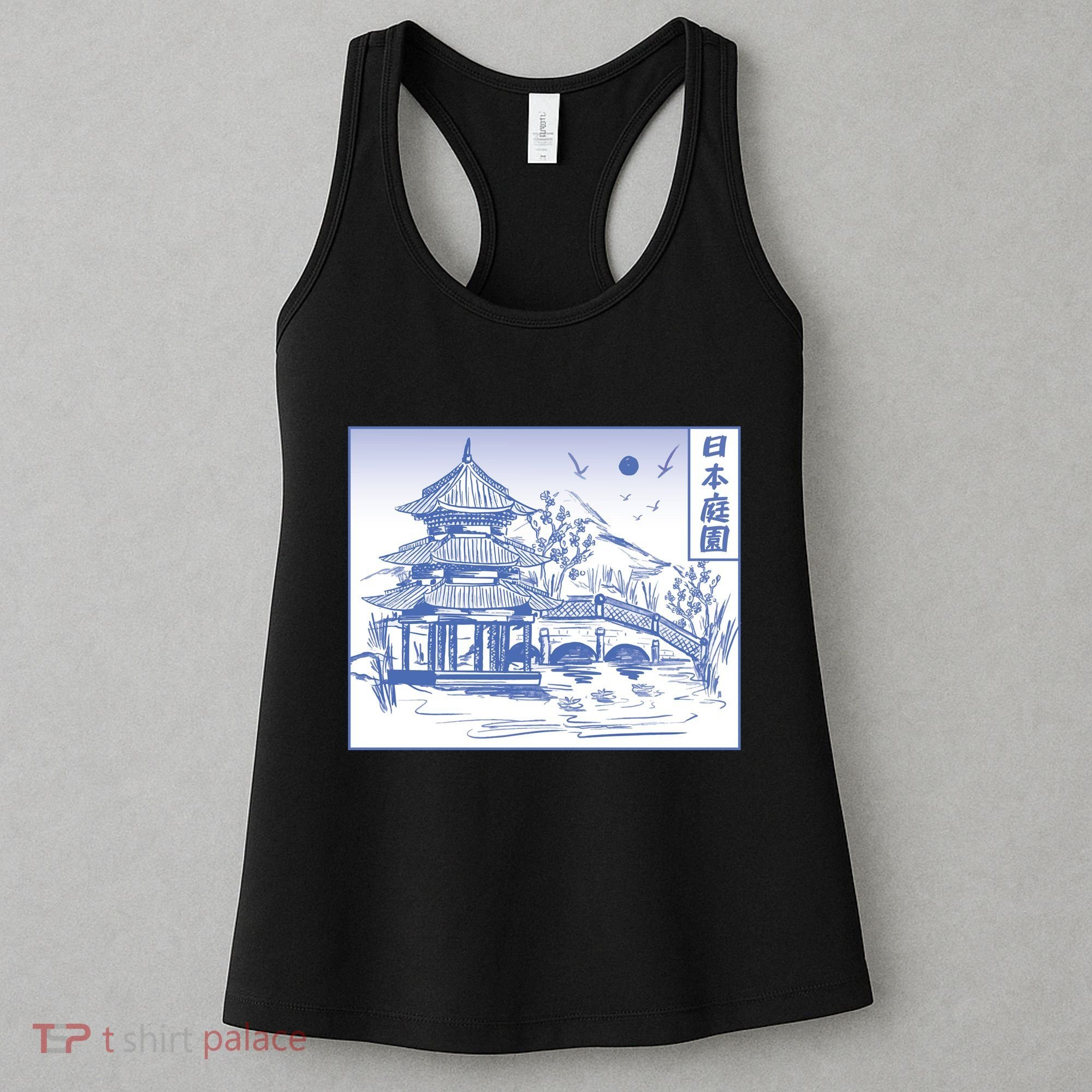 Japanese Garden Art Women's Tank Top