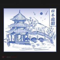 Japanese Garden Art Baby Bodysuit thumb 2