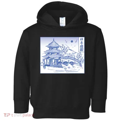 Japanese Garden Art Toddler Hoodie