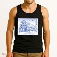 Japanese Garden Art Tank Top thumb 3