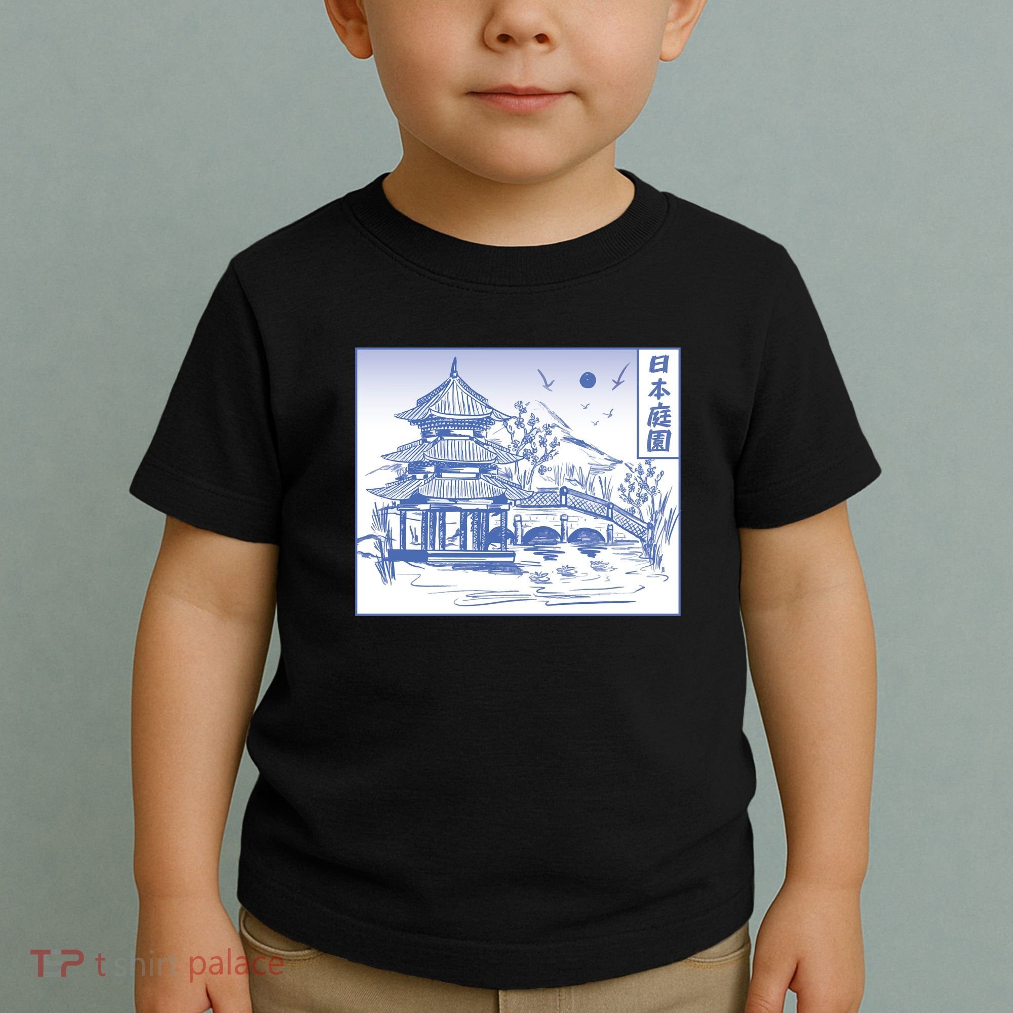Japanese Garden Art Toddler T-Shirt
