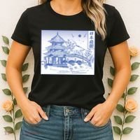 Japanese Garden Art Women's T-Shirt thumb 2