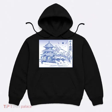 Japanese Garden Line Hoodie