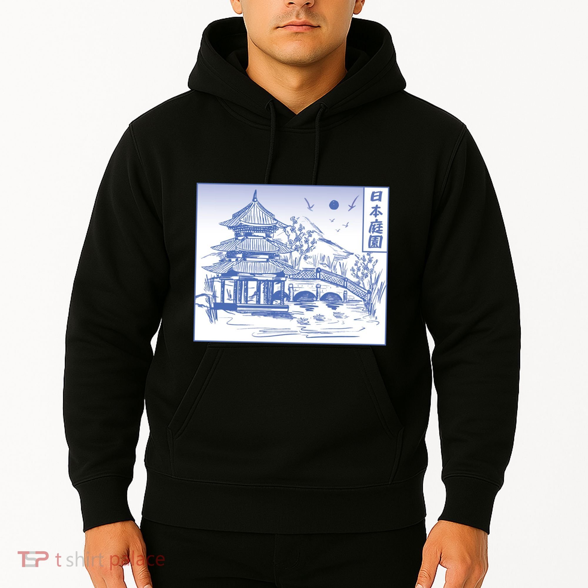 Japanese Garden Line Hoodie