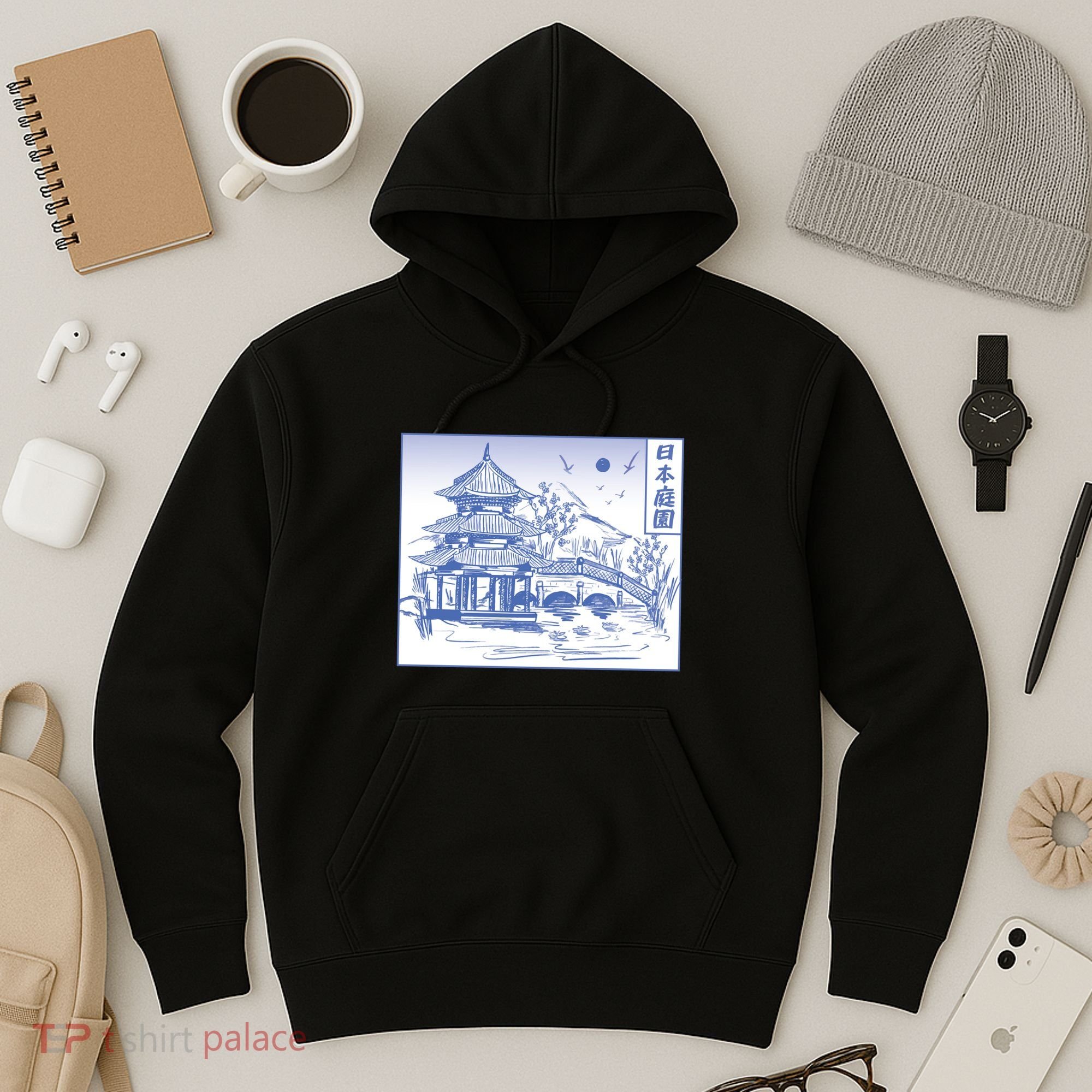 Japanese Garden Line Hoodie
