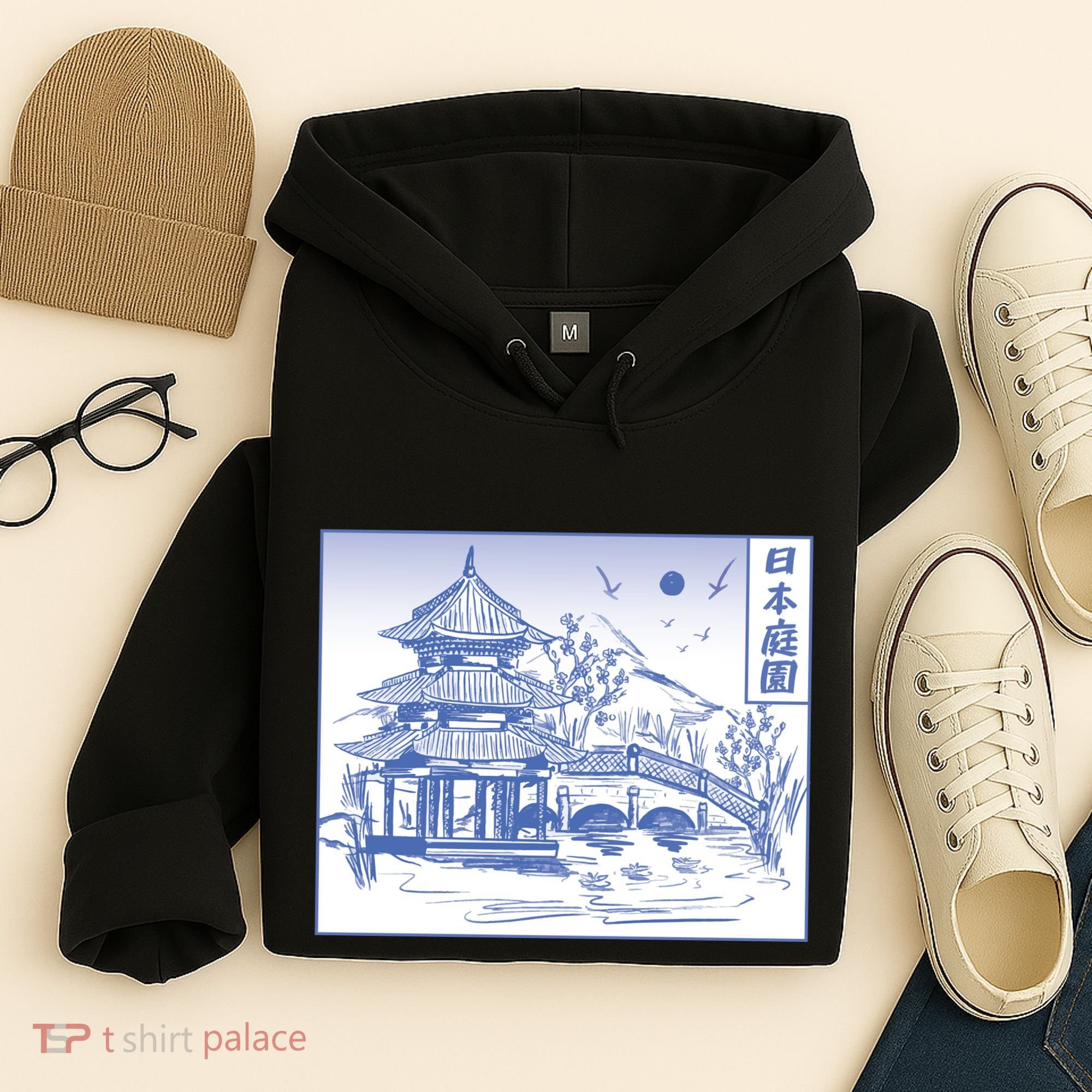 Japanese Garden Line Hoodie