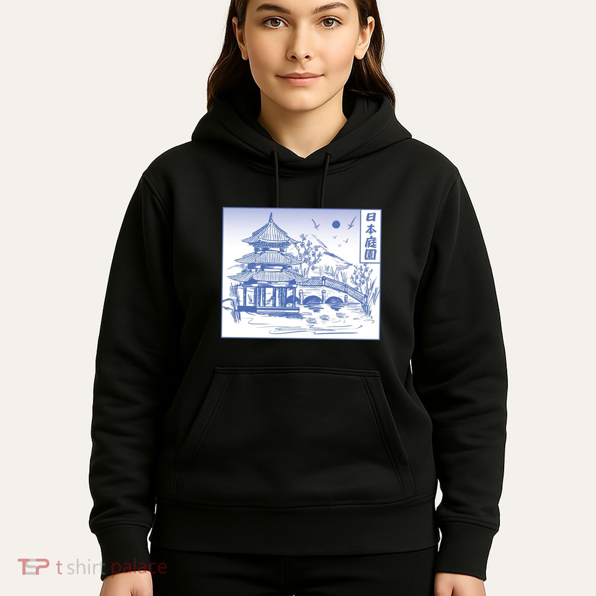 Japanese Garden Line Hoodie