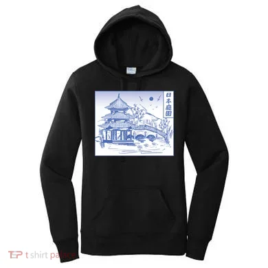 Japanese Garden Line Women's Hoodie