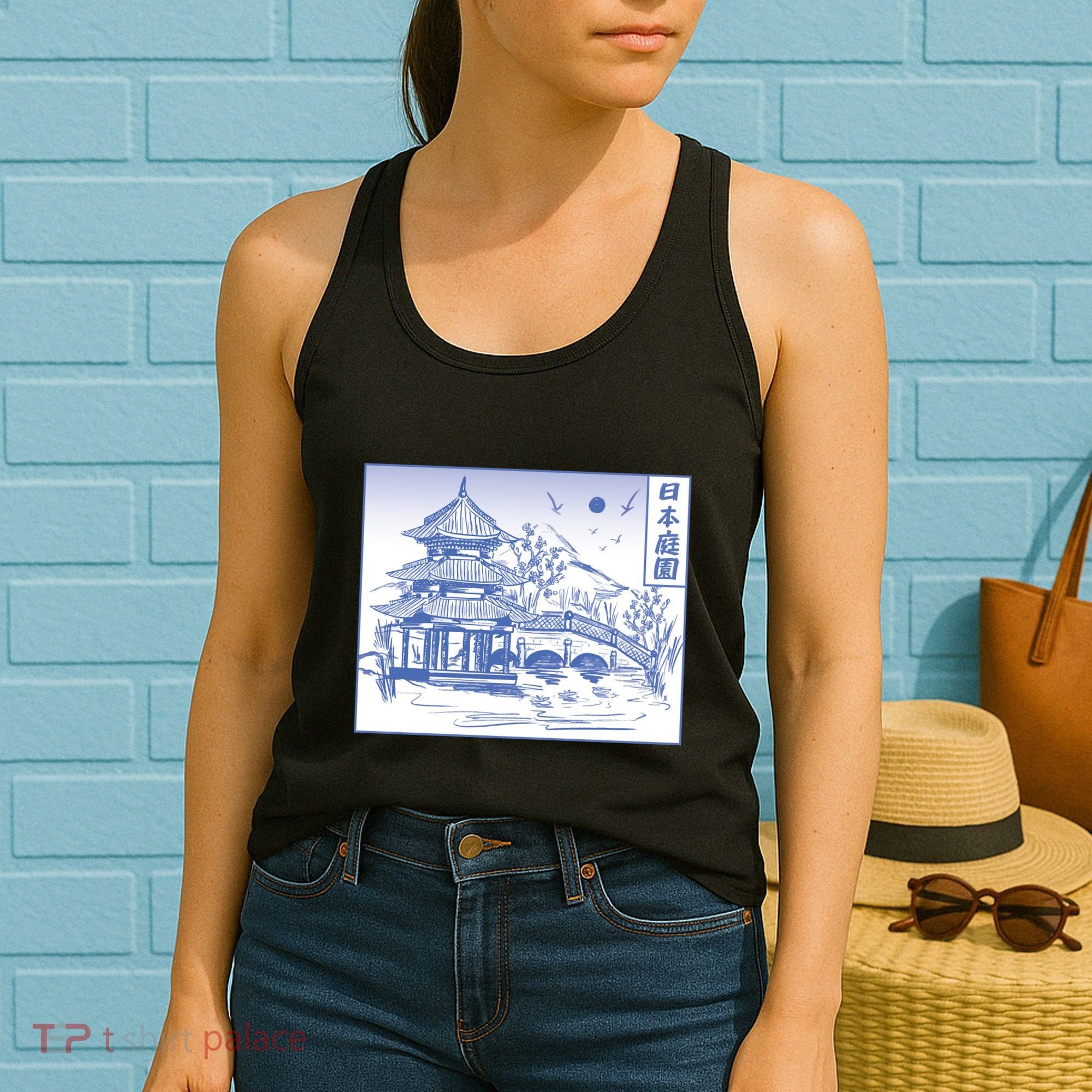 Japanese Garden Line Women's Tank Top